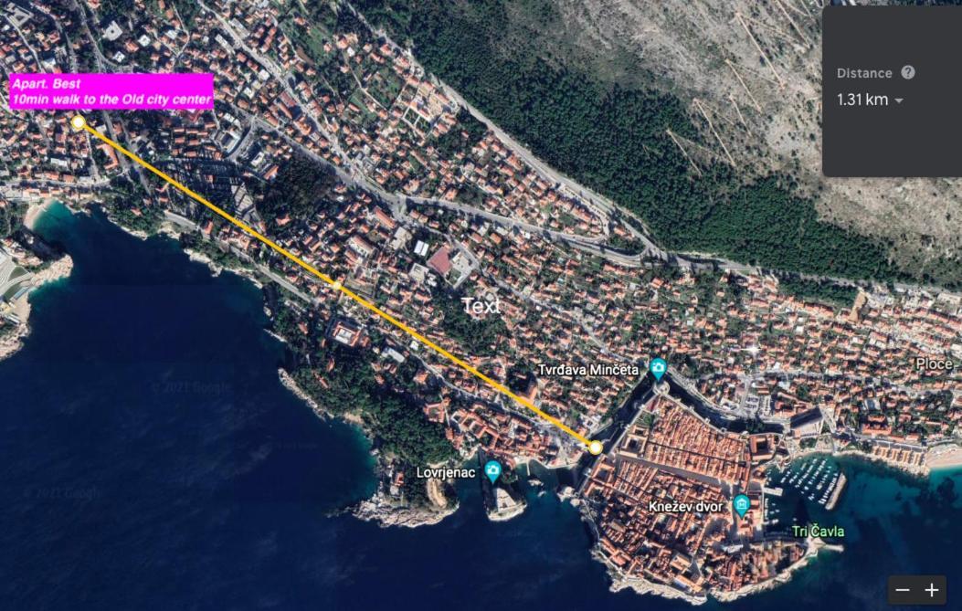 Spacious 4 Bedroom Dubrovnik Apartment Exteriör bild